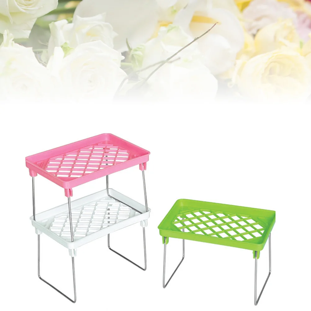 

3pcs Storage Racks Foldable Practical Tableware Holders Sundries Organizers Shelfs for Kitchen Kitchen accessories
