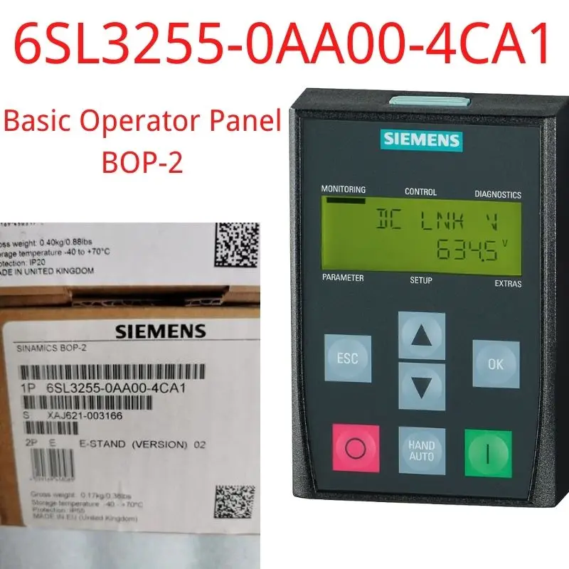 

6SL3255-0AA00-4CA 1 Новая основная Панель оператора SINAMICS G120 (BOP-2)