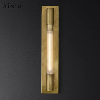 

American Luxury Wall Lamp LED Bedroom Closet Decorative Sconce Copper / Chrome / Black Retro Interior Decorative Lighting