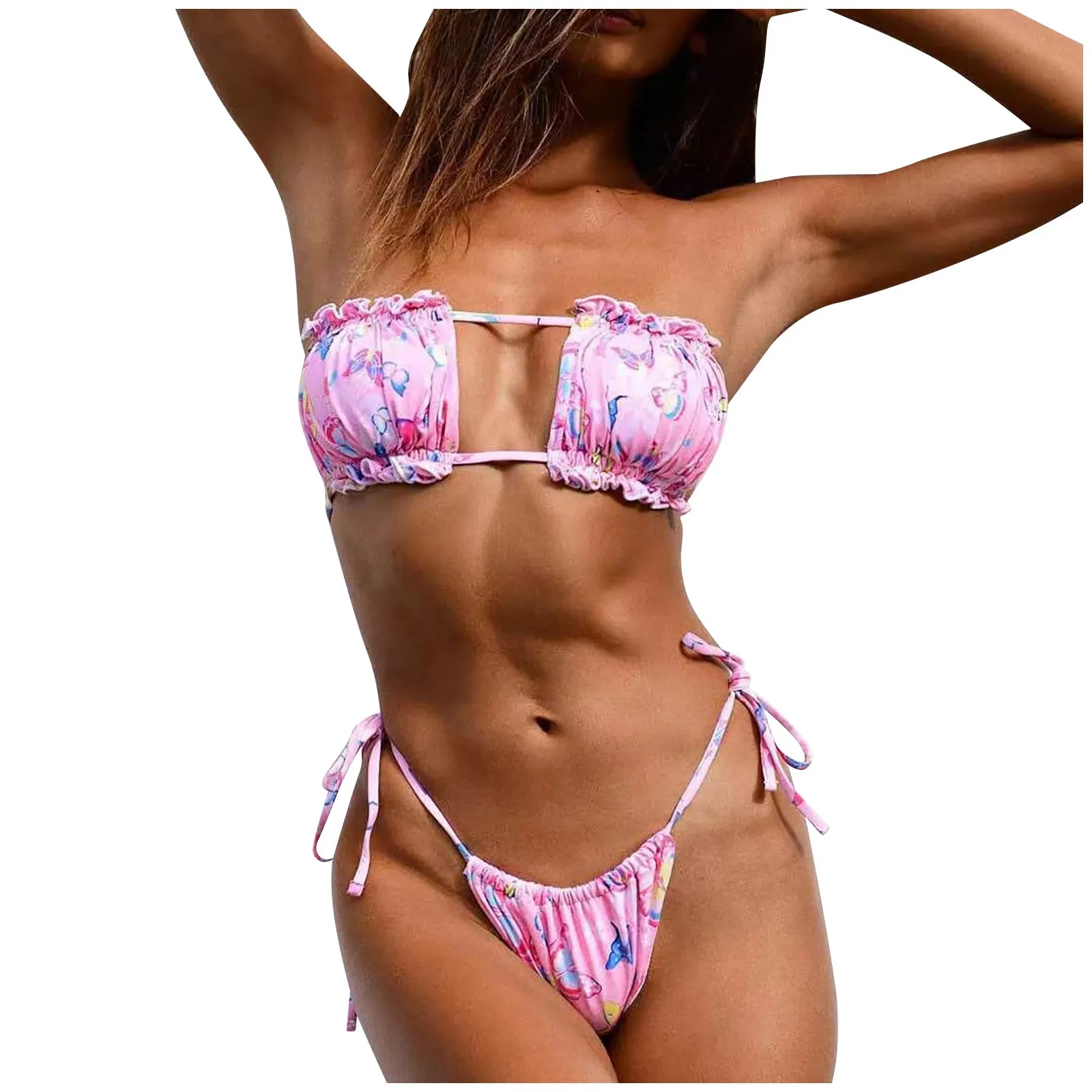 

Womens 2 Piece Swimsuits with Skirt Bottom Older Womens Bathing Suits Back Swimsuit Bathing Suits for Women Tummy Control