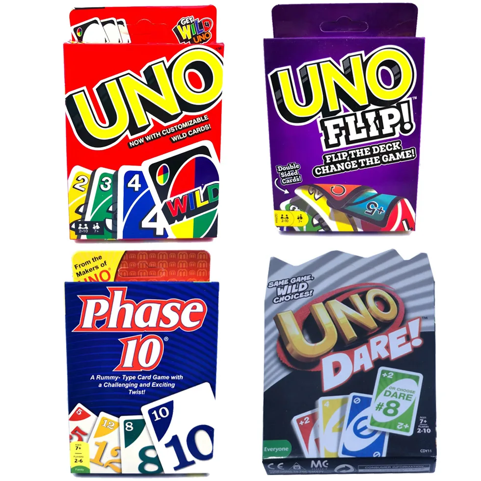 

UNO Board Game UNO Playing Cards Table Game Toys Halloween Children Gifts Card Table Game for Adults 18 Kids Birthday Gifts Toys