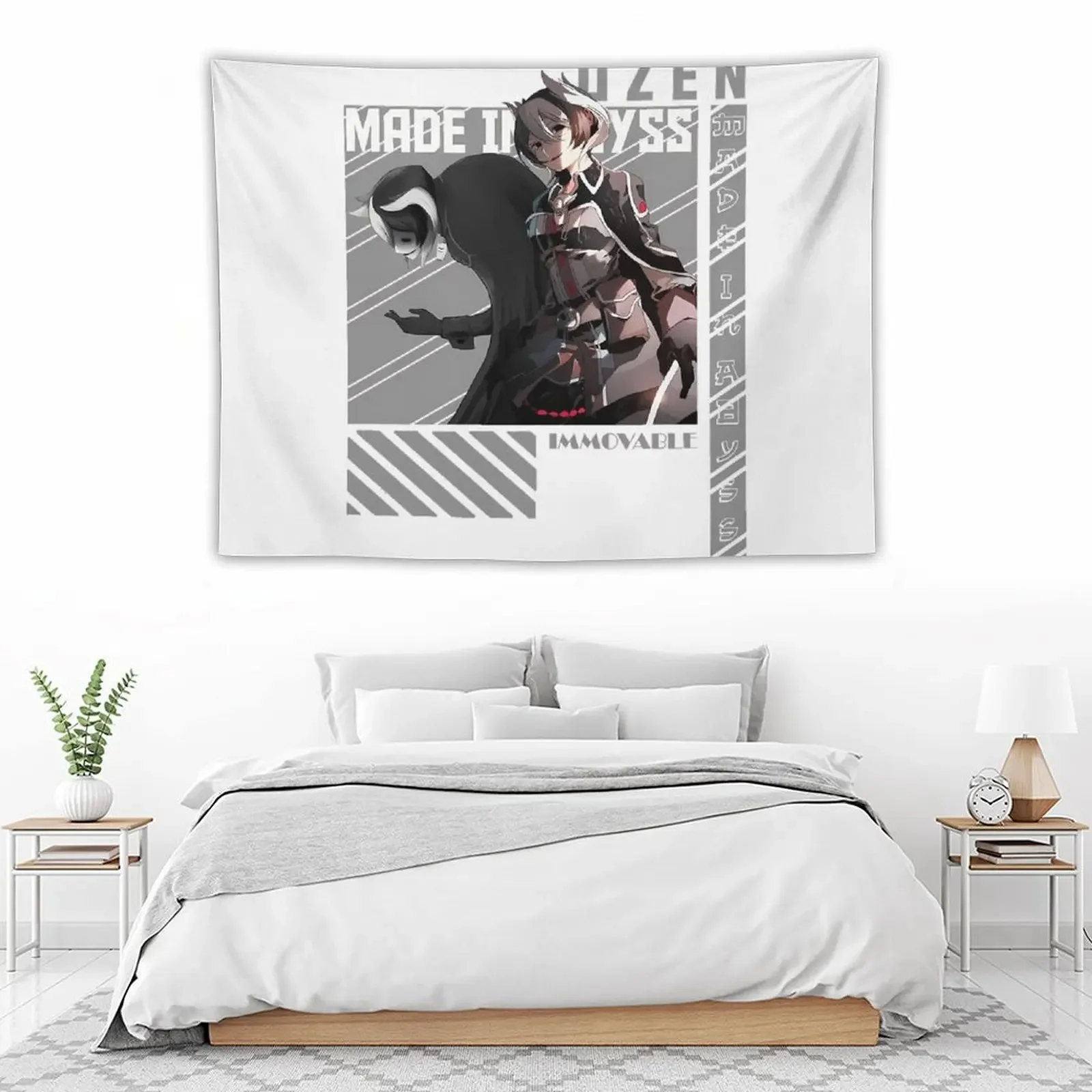 Декоративный гобелен в бездном стиле ozen the Building аниме декор для комнаты стены