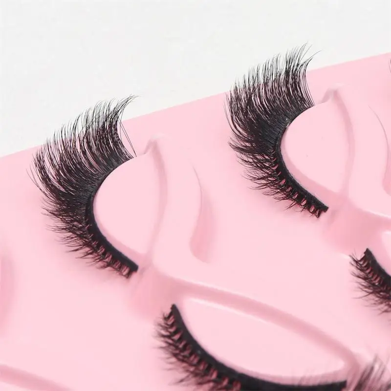 

Independent Eyelashes With Delicate Packaging Sell Well Stand Alone For Cosmetics Fluffy Soft Curly False Eyelashes Easy To Wear