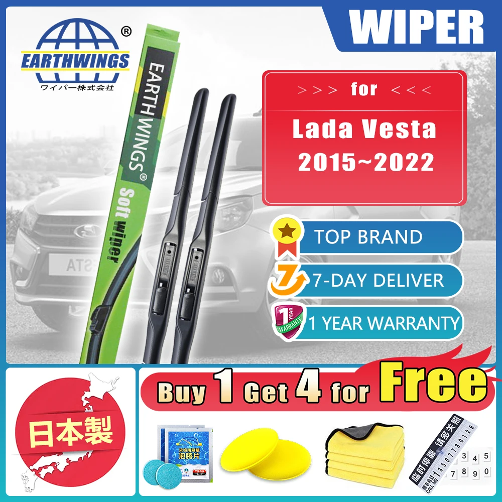 

For Lada Vesta SW Cross 2015 2016 2017 2018 2019 2020 2021 2022 Front Wiper Blades Brushes Windscreen Windshield Car Accessories