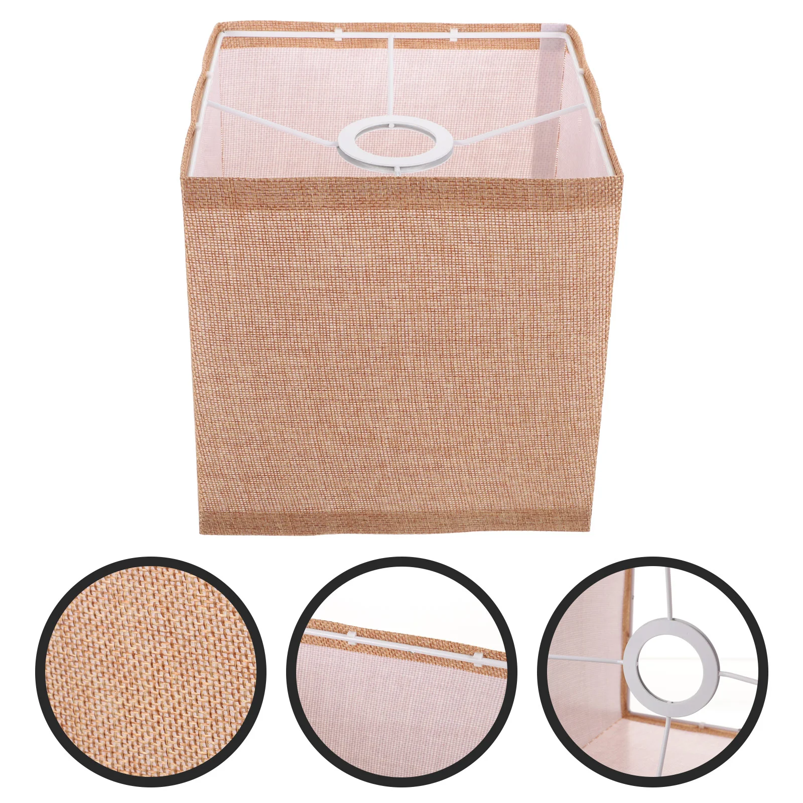 Абажур из ткани аксессуары для стола винтажные квадратные абажуры гостиной