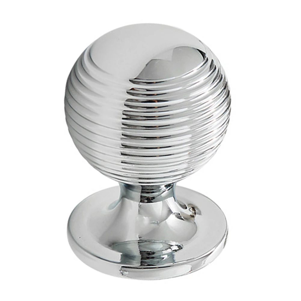 Pull Handles Door Knob Brass Cabinet Knobs Cupboard Drawer Door For Carlisle BEEHIVE Polished Chrome Silver Solid