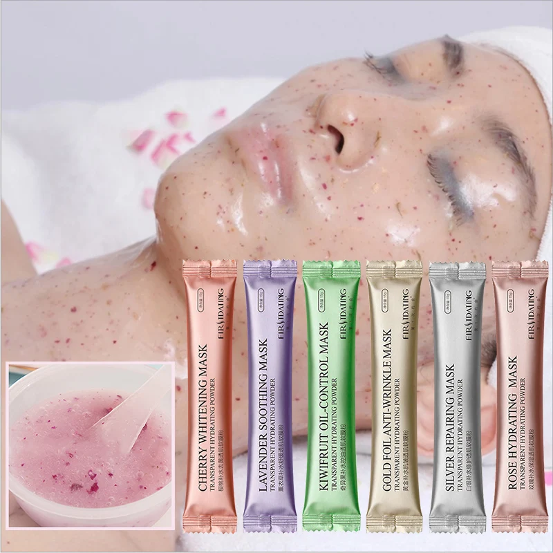 

14PCS Hydrojelly Mask Collagen Rose Hyaluronic Acid Soft Mask Powder Face Mask Anti Aging Wrinkle Peel Off Rubber Facial Mask
