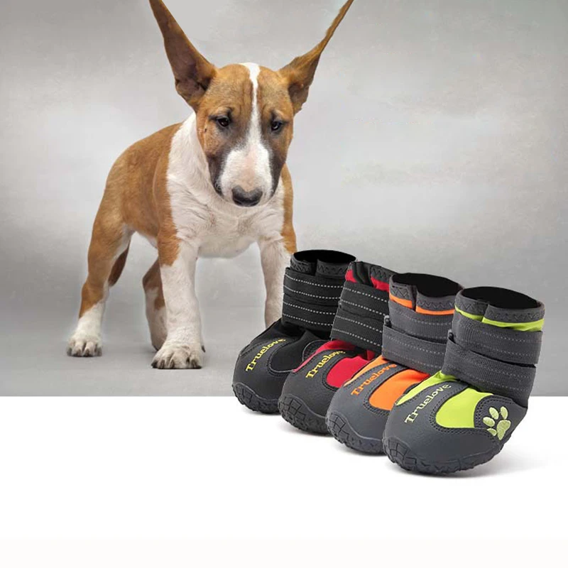 

Pet Dog Shoes and Boots Medium and Large Dog Outdoor Waterproof Wear-resistant Non-slip Reflective Sneakers Pet Supplies