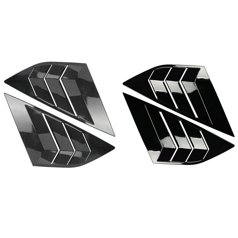 

Rear Side Window Louvers For Ford Focus ST RS MK3 Hatchback 2012-2018 Accessories Air Vent Scoop Cover