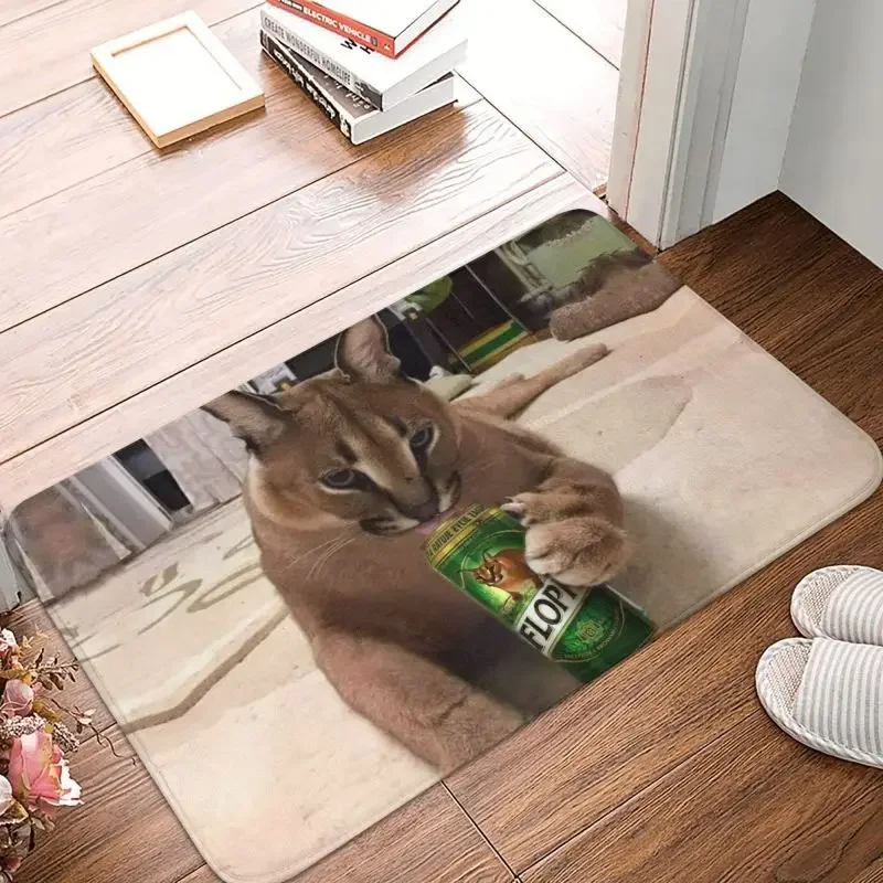 Большой Floppa Meme передняя дверь напольные входные коврики уличный забавный
