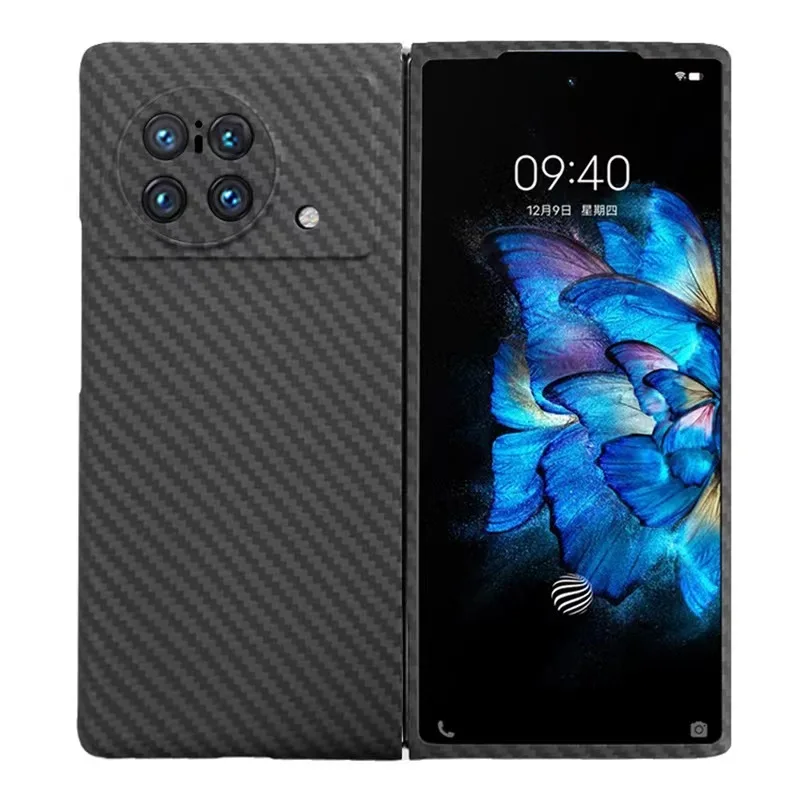 

2023 реальное углеродное волокно ЧЕХОЛ ДЛЯ Vivo X Fold арамидное волокно сверхтонкое ультратонкое тонкое Тонкое защитное покрытие оригинальное