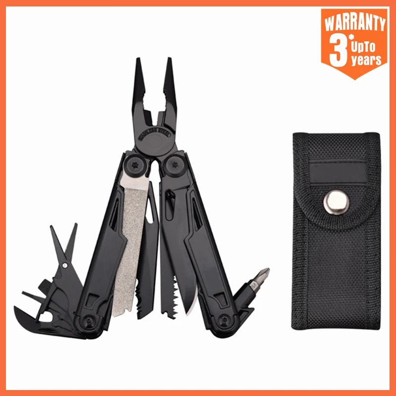 

Многофункциональный складной нож XIAOMI 7CR17MOV, Мультитул 18 в 1 для зачистки проводов, кемпинга