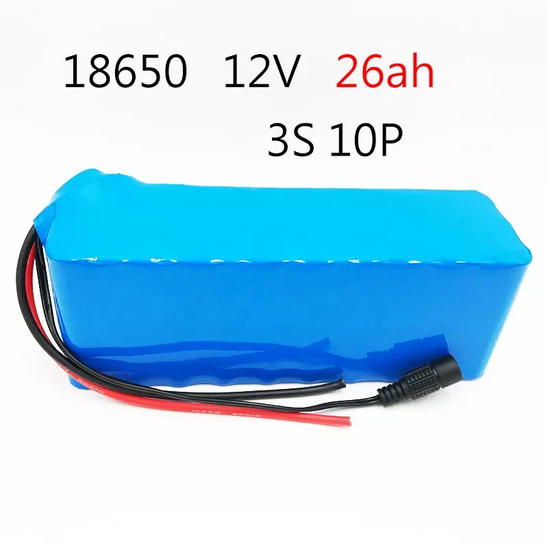 

NEW laudation 12V 26AH Rechargeable Battery DC 12.6V 18650 Li-ion Battery 26AH Hunting Xenon Fishing Lamp Outdoor Light Source