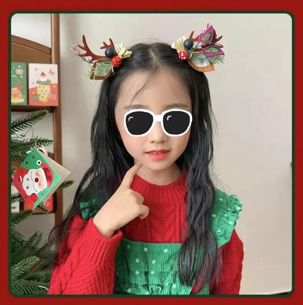 2 шт. детские заколки для волос в виде оленя