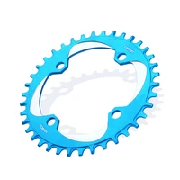 portable cycling outdoor sports dental plate crankset 1 pcs 104bcd cnc chainring positivenegative single speed
