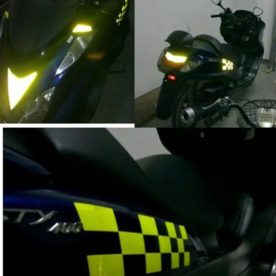 

3mx5cm Colorful Reflective Car Safety Warning Tape Automotive Body Car-styling Conspicuity Tape Film Sticker 3M