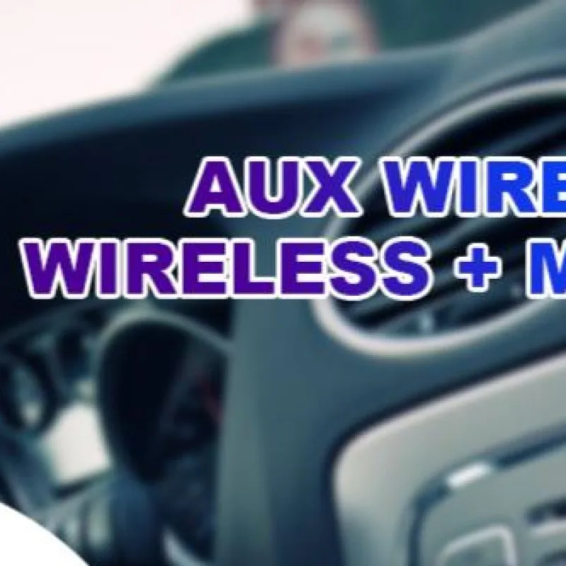 Фото Автомобильный Bluetooth-совместимый AUX-адаптер, Bluetooth-совместимый беспроводной радио-стереоадаптер 5-12В для Mazda RX8 MX5 2 3 5 6 №1