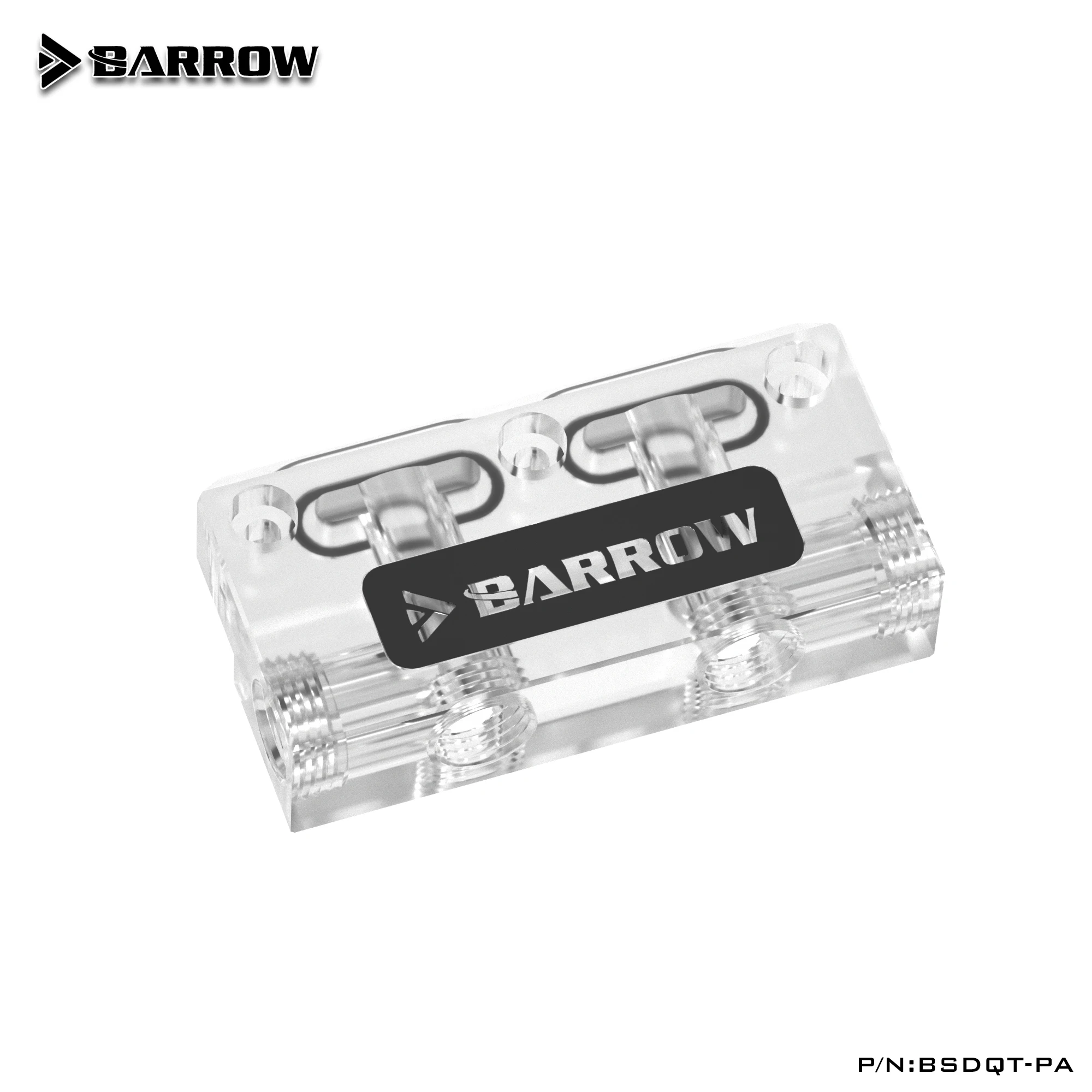 

Barrow BSDQT-PA многофункциональный акриловый блок изменения направления L-типа GPU для установки водяного блока Barrow's GPU