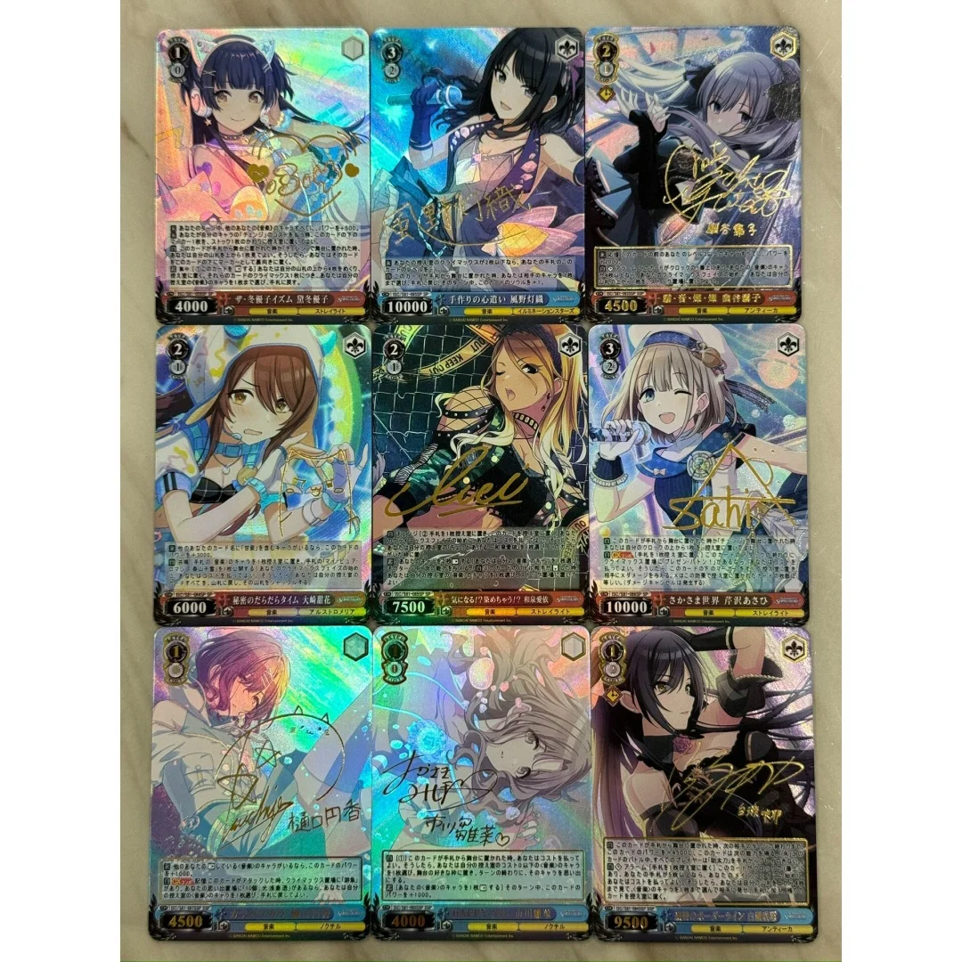 Фото DIY The Idolm Ster Shiny Colors WS Signature Color Flash Card Asahi Serizawa Ayi Izumi Koito Tsukioka ACG Game Collection Card №2