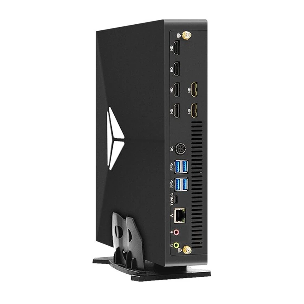 6 * HDMI 4K игровой мини-ПК Intel Core i7-9700F i9 9900T AMD Radeon R7 350 4G мини-компьютер Windows 11 M.2 NVME |