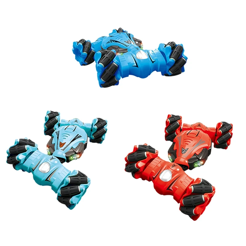 

Lateral Twist Stunt Car Light Remote Control Double-Sided Tumbling Deformation Off-Road Vehicle Boy Charging Toy Model