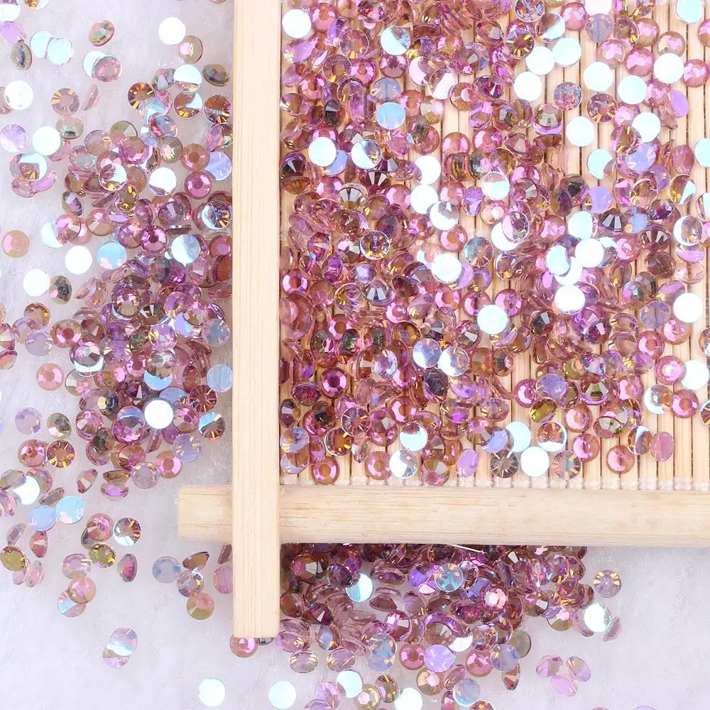 

Флуорора AB Цвет 100000 шт. 3 мм 3D ногтей драгоценные камни с плоской задней стороной круглый клей на камнях Смола Стразы для рукоделия