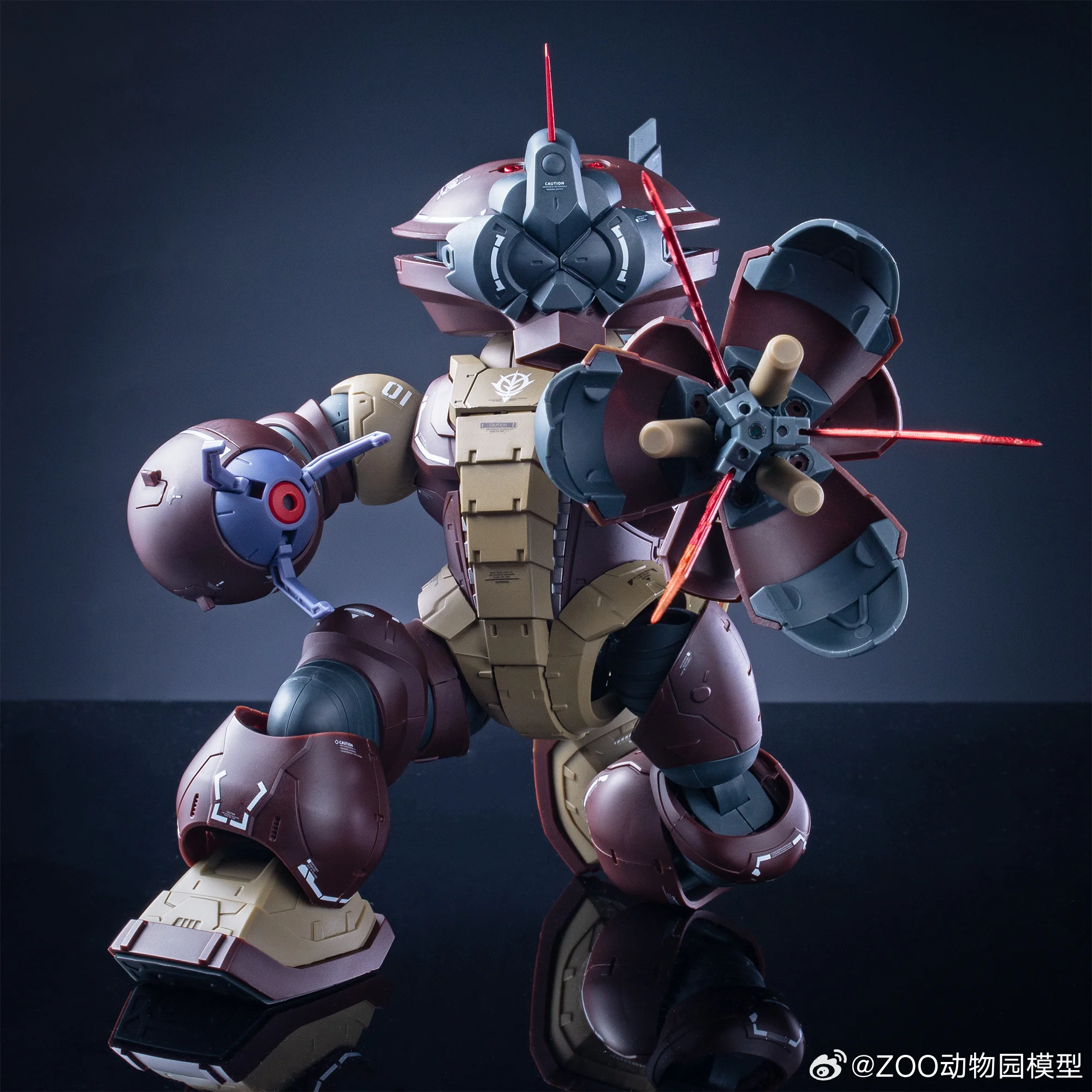 Фото Модель ZOE, нестандартная масштабная модель MSM-04 Acguy Thunderbolt Ver. Коллекционная пластиковая модель-конструктор «Амфибийный мобильный костюм» для фанатов аниме №3