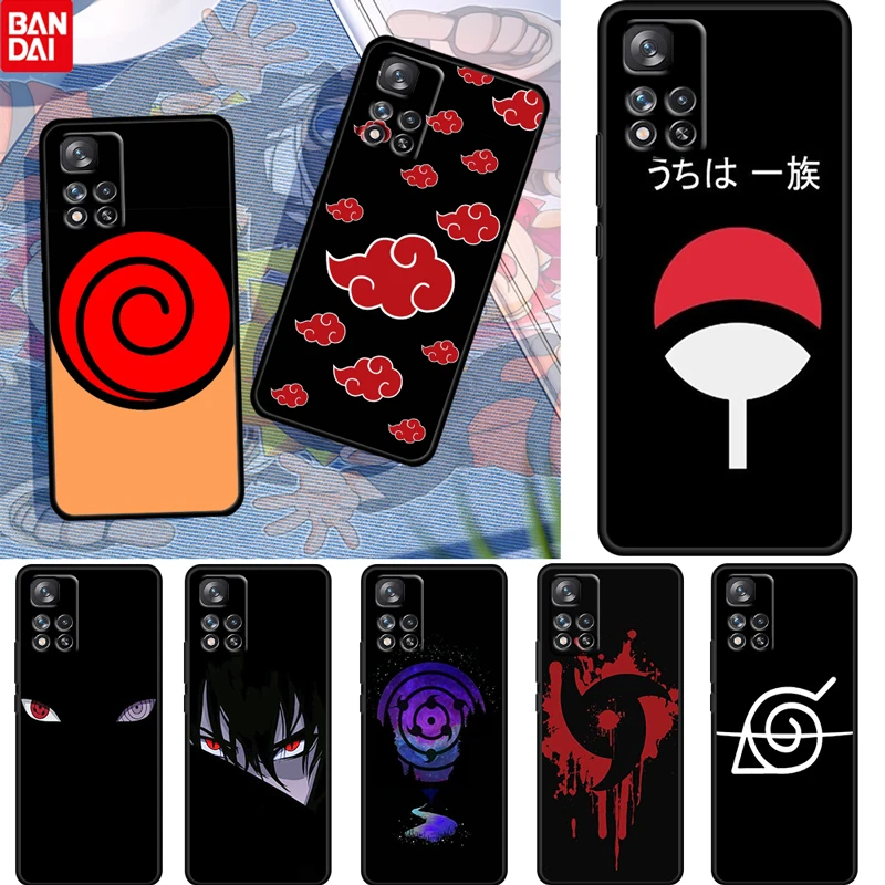 

Naruto Diablo Cute Cartoon For Xiaomi Redmi Note 11 10 11T 10S 9 9S 8 7 5G 4G TPU Soft Black Phone Case Fundas Coque Capa Cover
