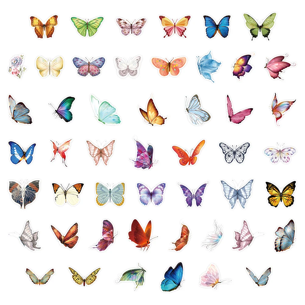 

50Pcs Small Laptop Safe Diy Craft Sticker for Phone Case Luggage