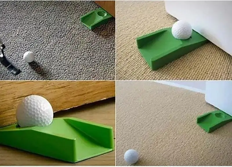 

Golf Door Stopper Bottom of Door Stop Wedge Holds Doors Open in Both Directions Advanced Design Allows for at-Home Golf Practice