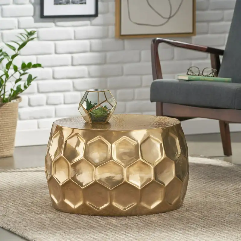 

Round Aluminum Coffee Table,