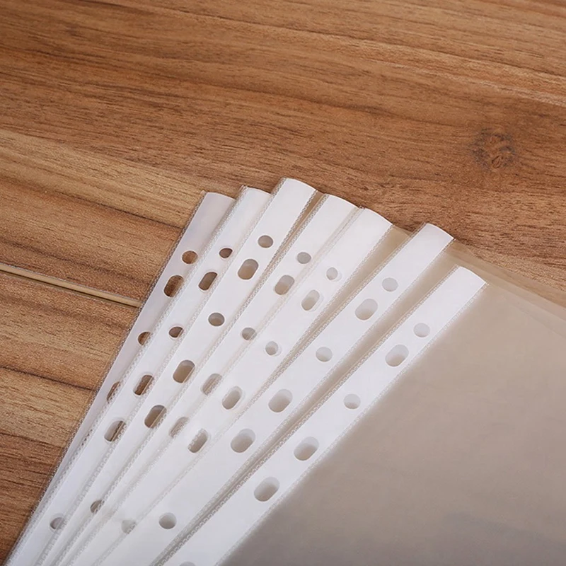 100 страниц перфорированный карман формата А4 прозрачный защитный лист с 11