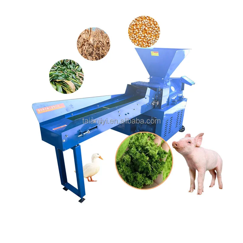 Молотковая мельница дробилка травы кукурузы измельчение резка соломы корм для