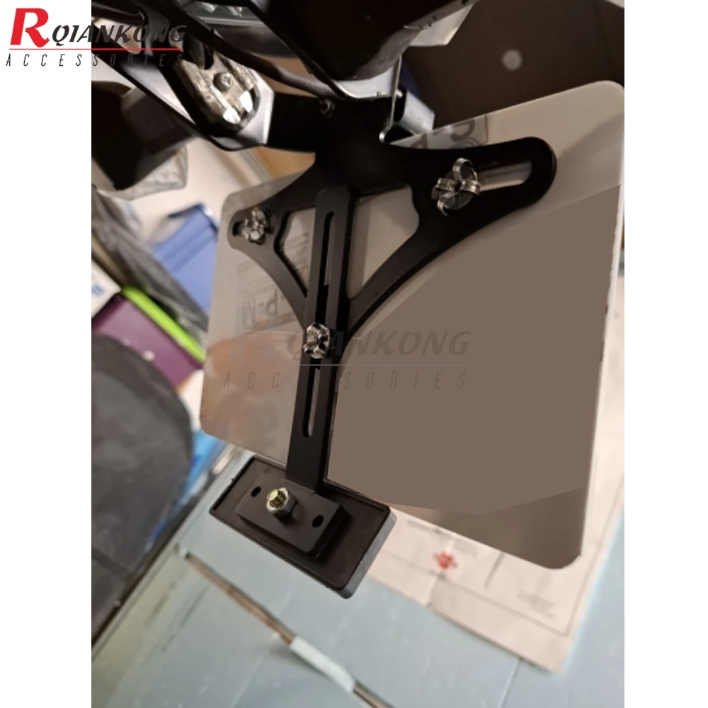 Фото ДЛЯ HONDA VFR400 VFR400R VFR700 VFR750 VFR750F VFR750R VFR800 VFR800F VFR1200 Держатель номерного знака Удлините детали хвостового отражателя №2