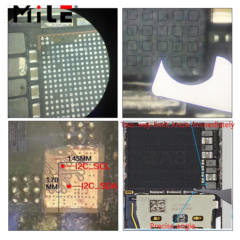 MILE угол 45 градусов 3 шт. адаптер для форсунки BGA процессора 6 мм 7 9 + лезвие полета