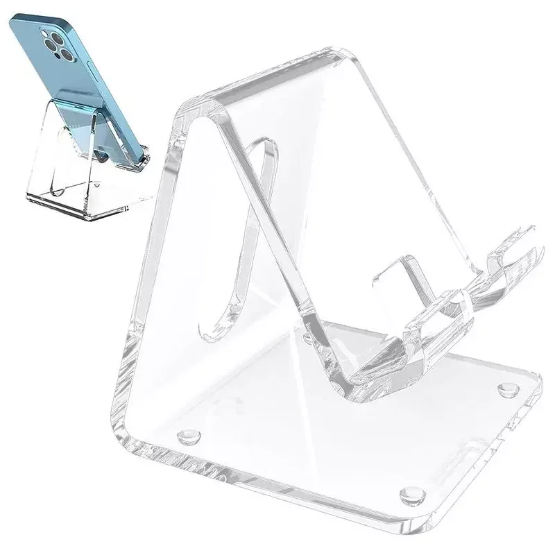 

Clear Stand Acrylic Cell Stand Office Holder Office Desk Accessories Clear Stand Compatible With