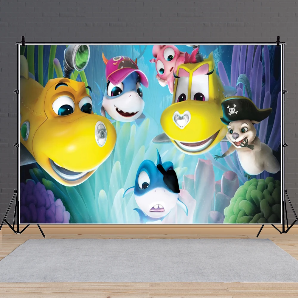 

Underwater Periscope Photography Background Backdrop Decor Photo Shoot Baby Birthday Party Live Photographic Studio Scene