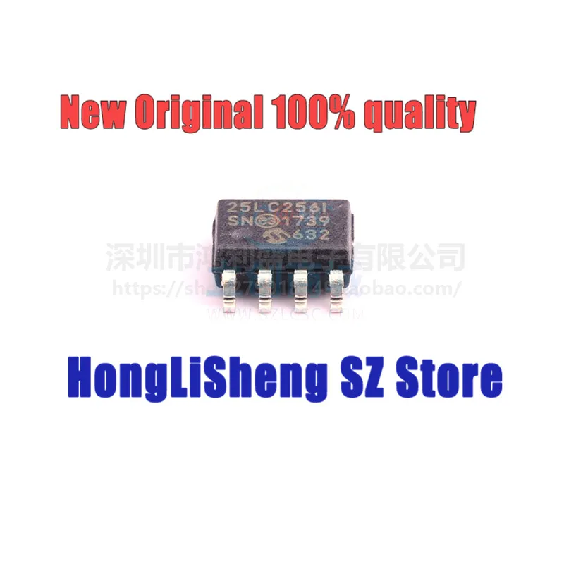

5pcs/lot 25LC256T-I/SN 25LC256-I/SN 25LC256 PIC25LC256 SOP8 Chipset 100% New&Original In Stock