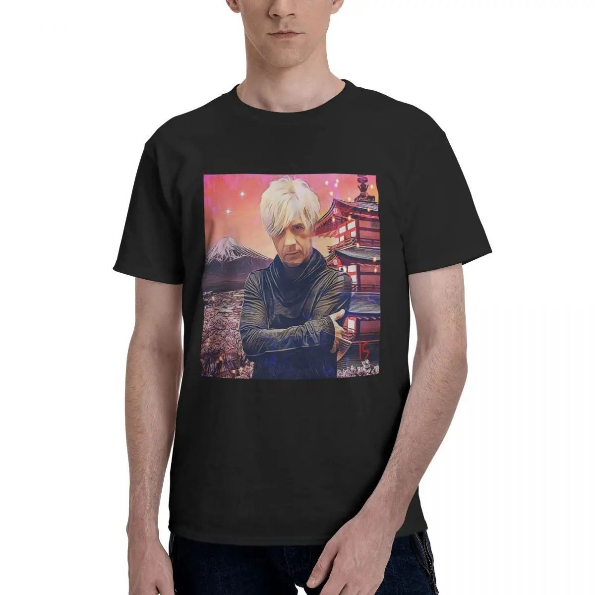 

Anime Nicolas And Sirkis Indochina Funny Novelty Men's Basic Short Sleeve T-Shirt men set band Graphic Vintage Tops Tees