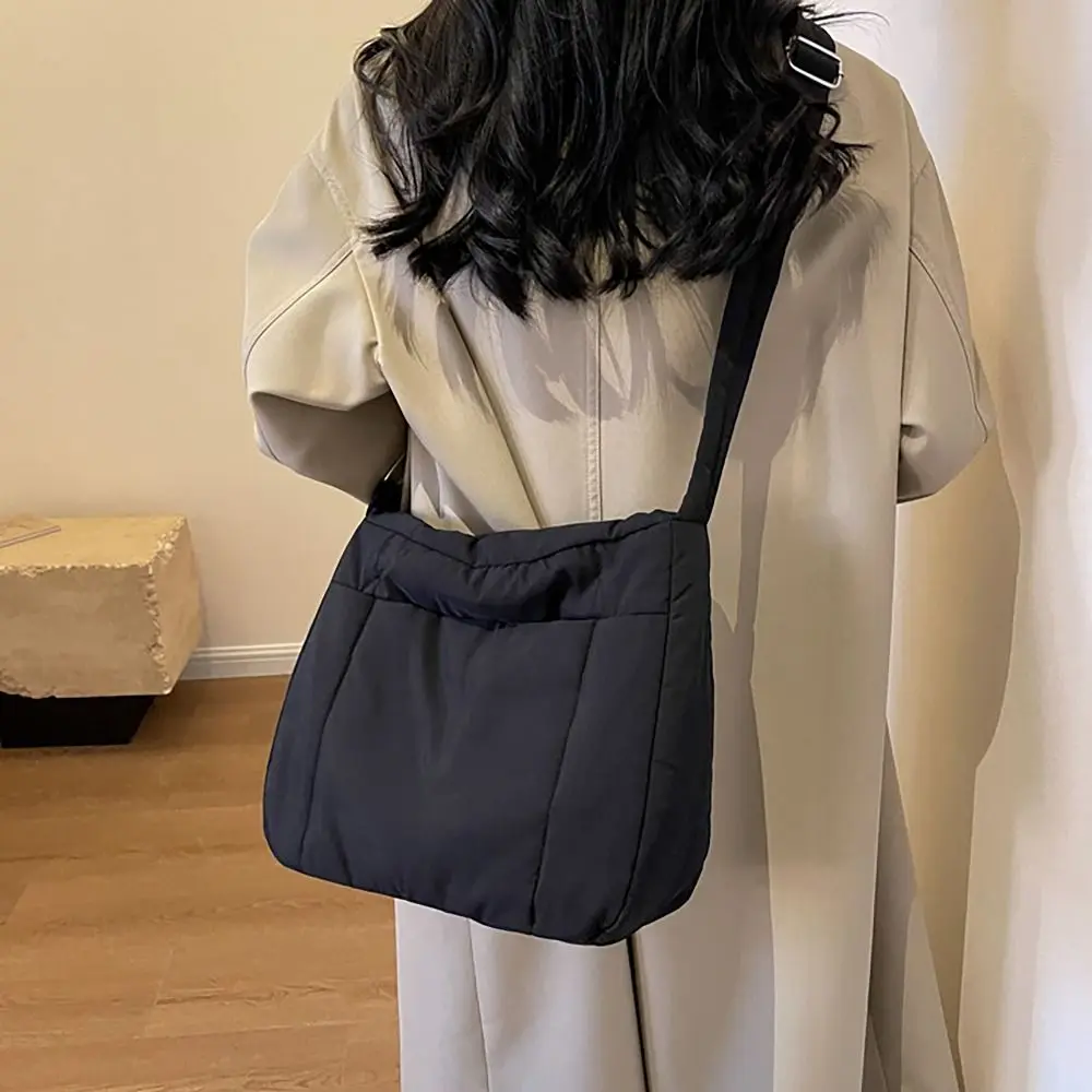 Модная сумка-мессенджер Stegan большой вместимости с застежкой-молнией нейлоновая