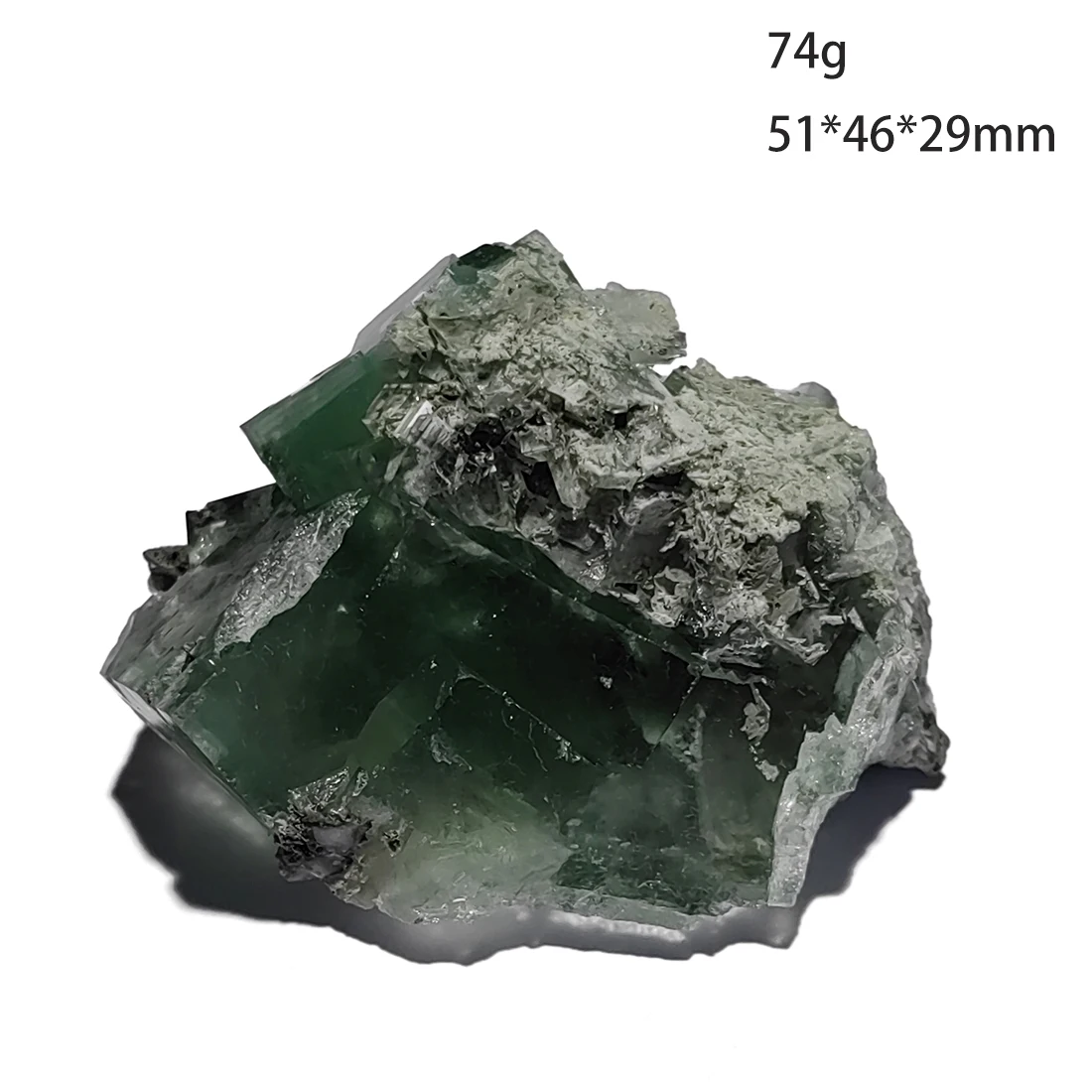 

C3-6L 100% Natural Green Fluorite Mineral Crystal Specimen Xianghualing Mine Hunan Province China