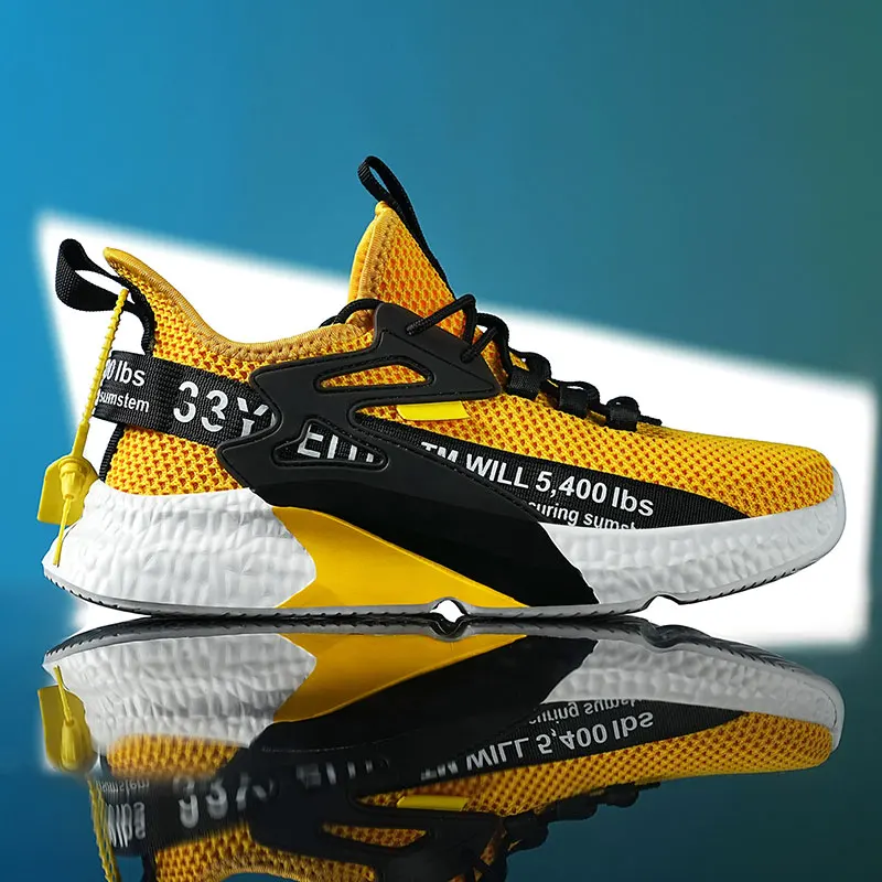 Summer Casual Running Shoes for Men Breathable Mesh Male Sneakers Free Shipping Original Designer Sports Trainers Man Tenis 2023