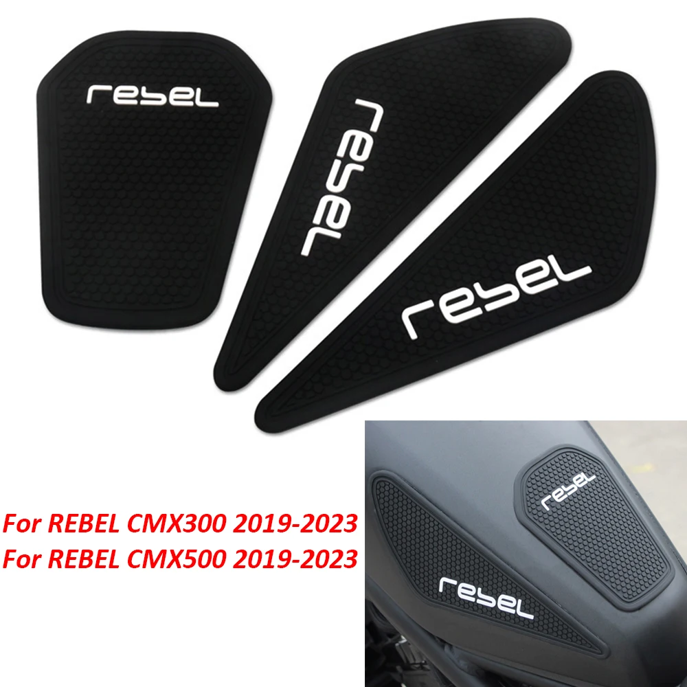 

Противоскользящий протектор колена для мотоцикла с защитой от нагрева для бензобака Honda Rebel CMX300 CMX500 CMX 300/500 2019-2023