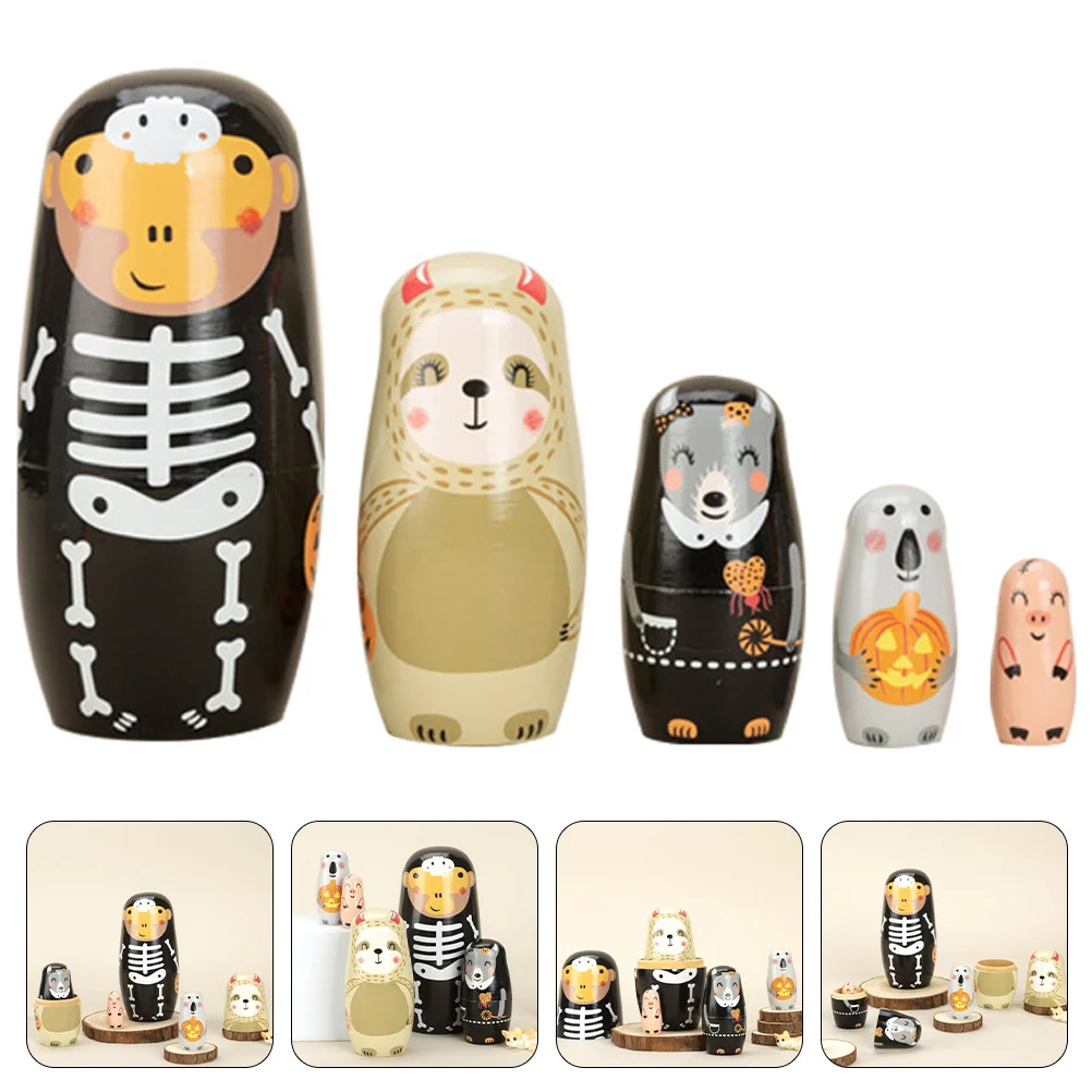 

Деревянная матрешка-матрешка, набор русских разных узоров