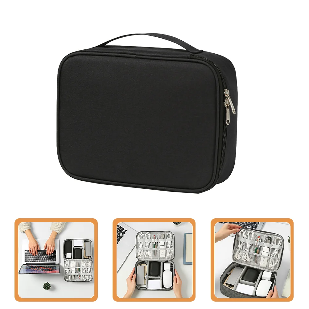 

Storage Bag Electronics Accessory Electric Wire Cord Organizer Travel Oxford Cloth Phone Accessories Carrying