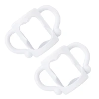 2pcs bottle handle grip silicone bottle handles sleeves for newborn bottle accessories white