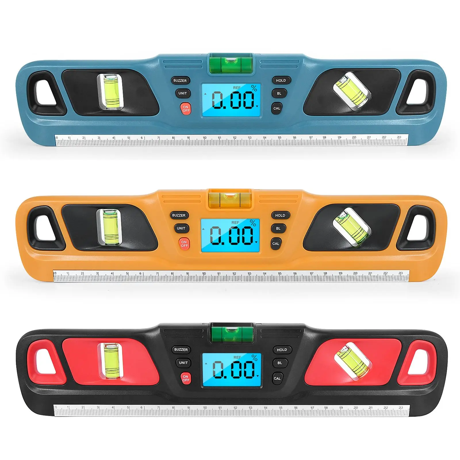 

HW-200 Digital Level Inclinometer ±0.1° LED Electronic Display Protractor Measuring Tool Instrument Magnetic Base Digital Level