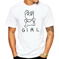 bee and puppycat mens t shirt line drawn puppycat girl image cartoon t shirt men unisex new fashion tshirt free