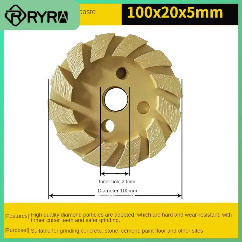 Diamond Cutting Disc Double Row Grinding Wheel Mini Grinding Disc Cup Plate Bowl Grinding Sheet Wear Resistance Hard Durable