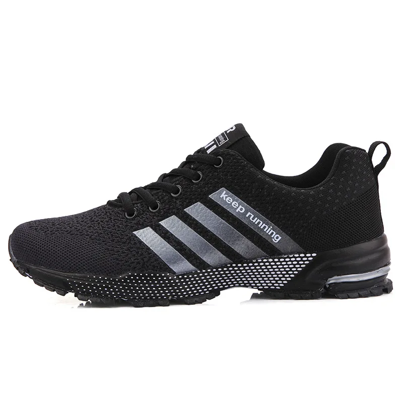 

New 2023 Men Running Shoes Breathable Outdoor Sports Black Lightweight Cycling Shoe for Women Comfortable Athletic Training Shoe
